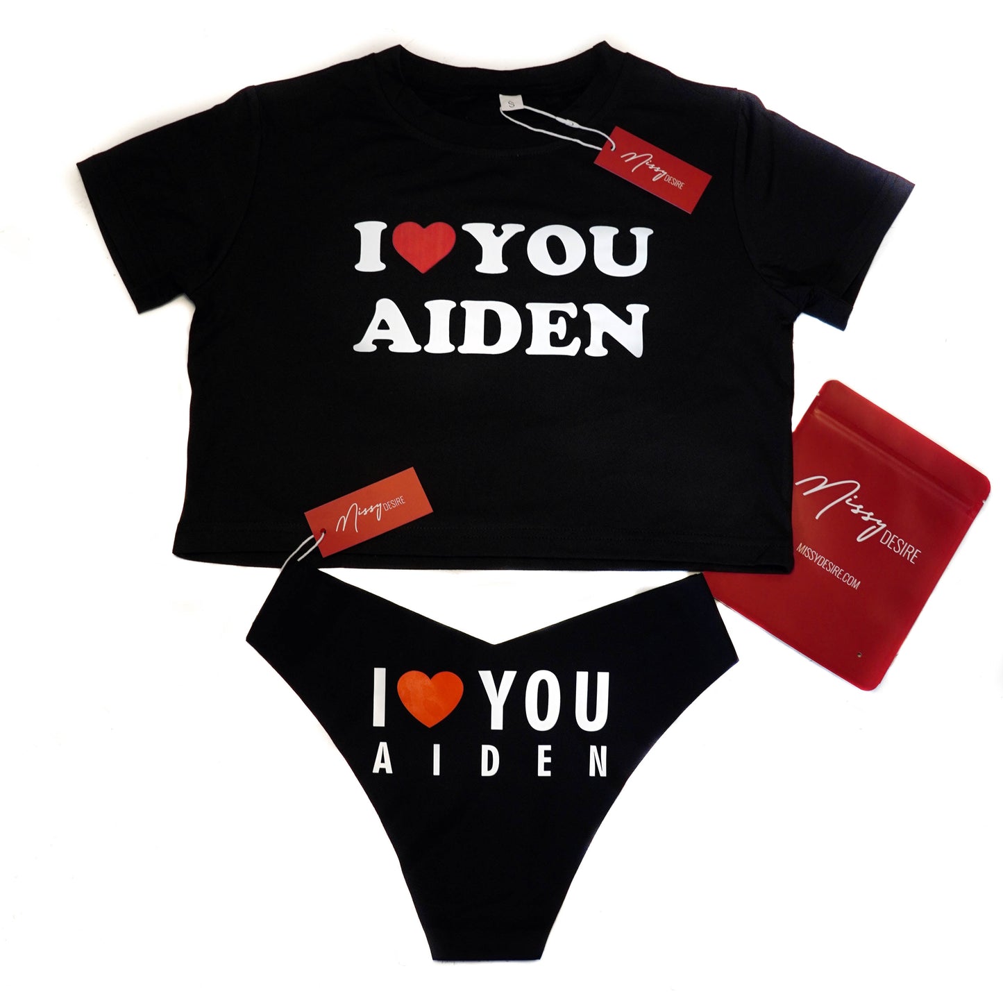 Personalized 'I ❤️ You' Set
