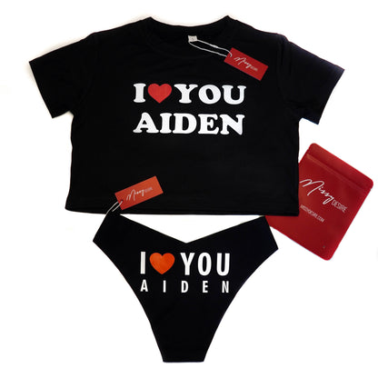 Personalized 'I ❤️ You' Set