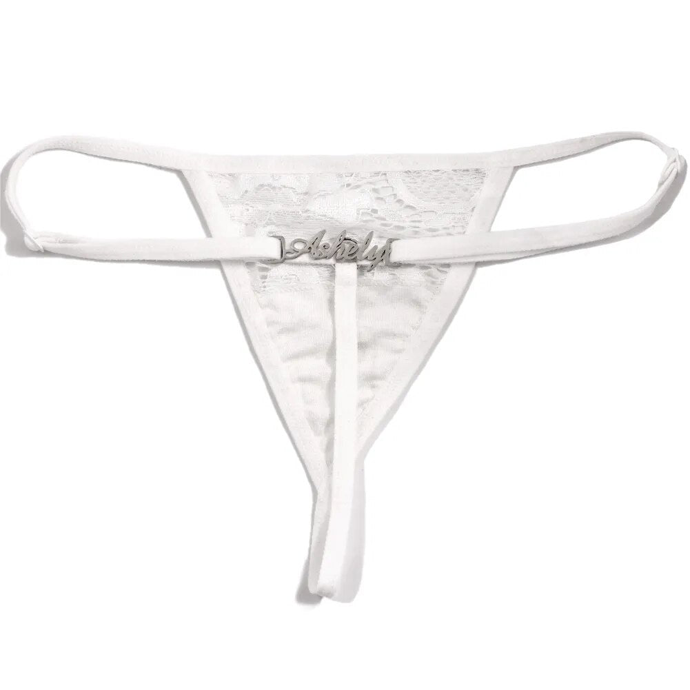 PERSONALIZED T-STRING THONG